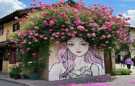 竹山怎么设计网红打卡墙绘