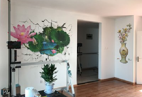 竹山墙体彩绘相比墙纸的优势。