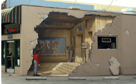 竹山判断手绘墙好坏的标准。