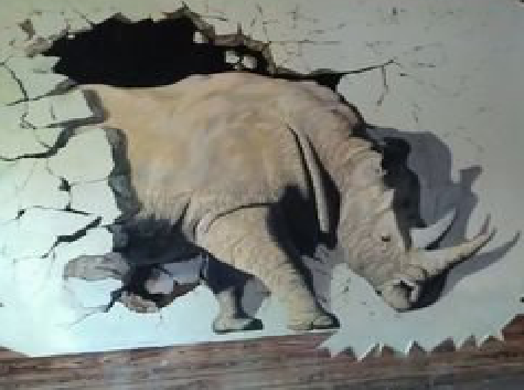 竹山在墙绘中，如何绘制3D效果？