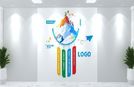 竹山公司企业形象墙的工艺材料有哪些？